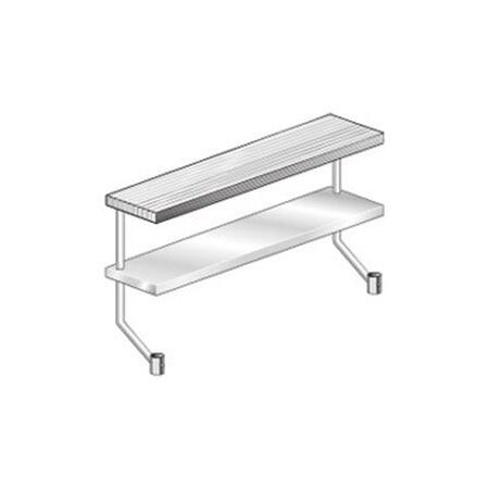Aero Aero Manufacturing Shelf W/ 18 Ga 430 Stainless Steel, 24"W x 8"D APS-824